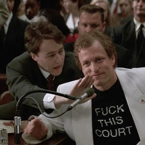 People vs Larry Flynt 'FUCK THIS COURT' T-Shirt. PYGOD.com People vs Larry Flynt 'FUCK THIS COURT' T-Shirt. PYGOD.com