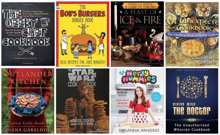 Cookbooks for Fandom Foodies - the perfect gifts for fans who love to eat Cookbooks for Fandom Foodies Gifts