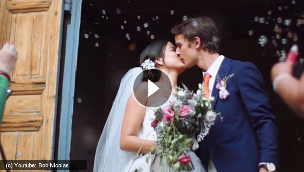 Watch: Isabelle Daza and Adrien Semblat's Wedding Video Watch: Isabelle Daza and Adrien Semblat's Wedding Video