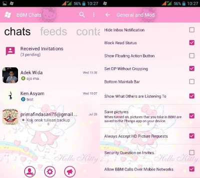 BBM Mod WP Hello Kitty v3.0.0.18 Apk Terbaru BBM Mod WP Hello Kitty v3.0.0.18 Apk Terbaru