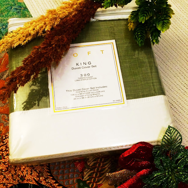 Cantiknya Duvet Cover Hijau Sage dari eBay Vintage Lawas