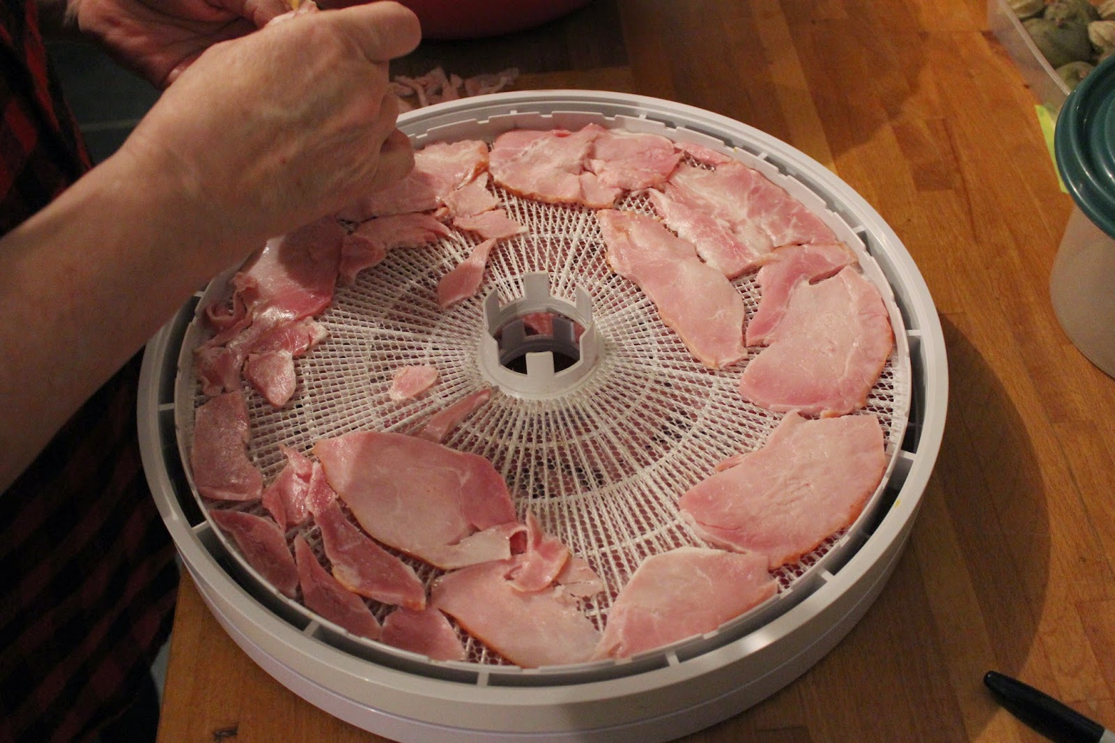 Dehydrating Bacon