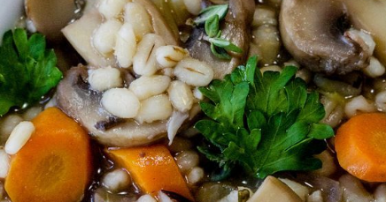 Mushroom Barley Soup - Healthy Resepes James