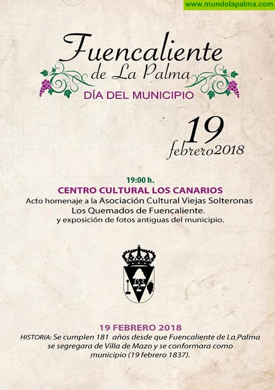 Día del Municipio de Fuencaliente de La Palma 2018