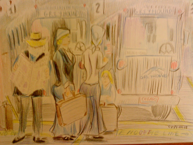 by E.V.Pita... United States paintings: 21 days on the road,  drawing the travelling experience by E.V.Pita / Dibujos del diario de viaje por EEUU (2001) / Debuxos de USA (2001)... E.V.Pita   http://evpita-illustrations.blogspot.com/2011/11/usa-travelling-2001-paintings-dibujos.html