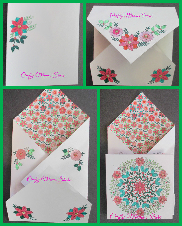 The Envelopes Can Be A Bit Overwhelming Since All Of Them Have Pictures On Interior I Decided To Fold Envelope And See Which Flowers In