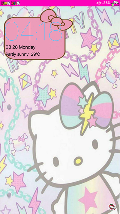 Hellow Kitty Theme Oppo F3