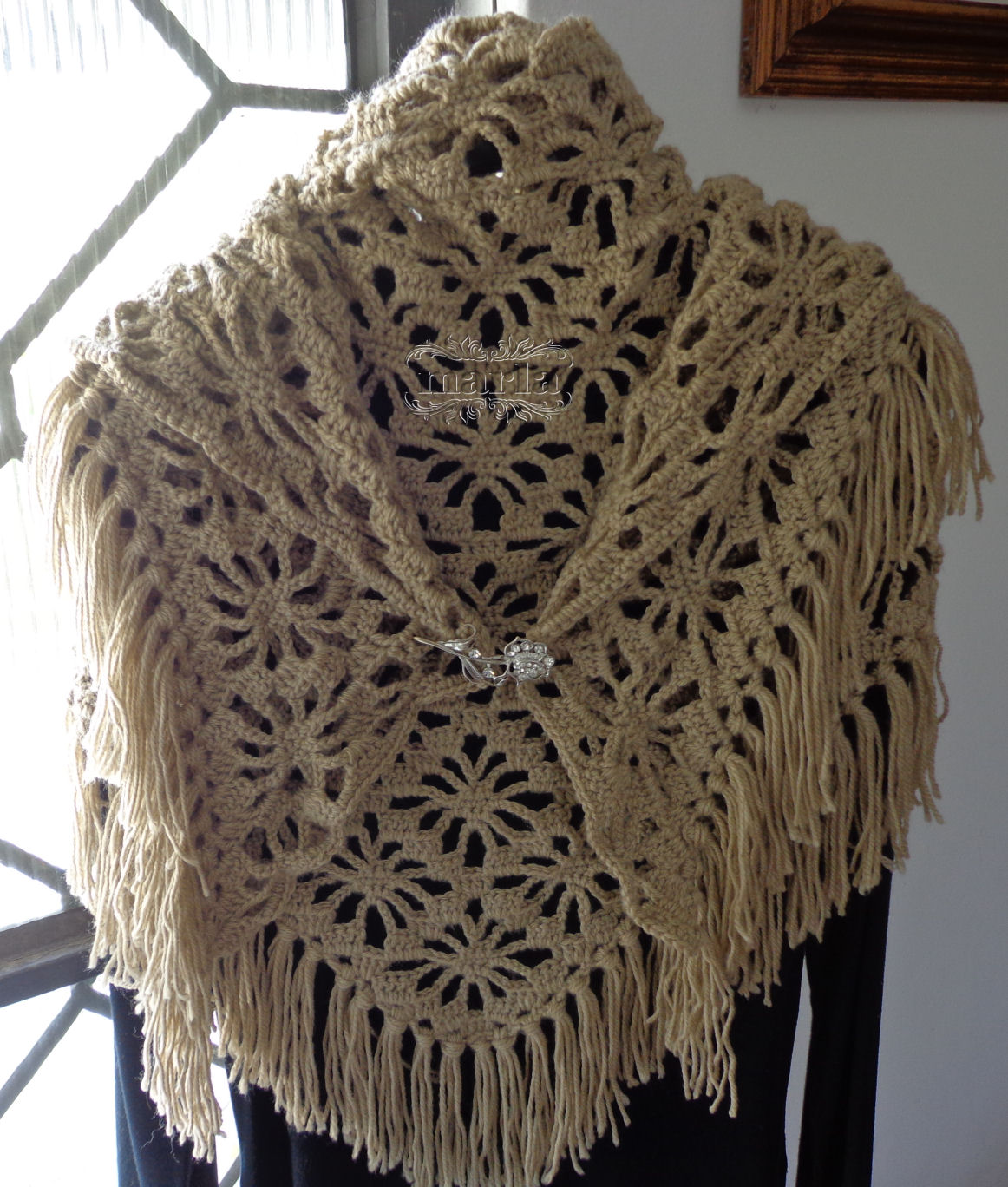 mp.croche: Xale em lã