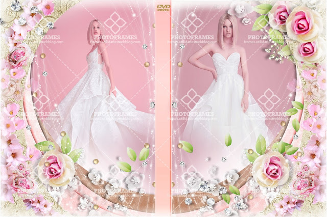 Plantilla para portada de DVD para 15 años o bodas