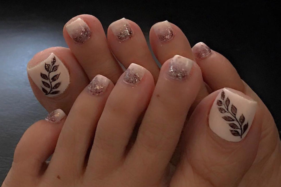 Matching Nail and Toe Design for Special Occasions - wide 6