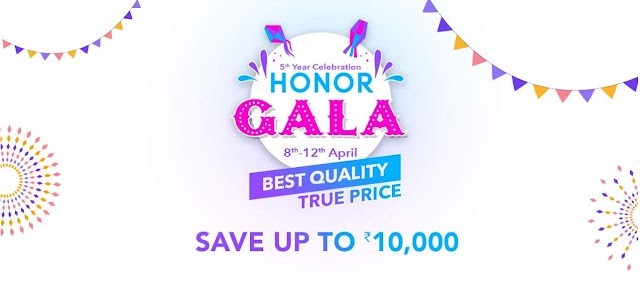 Honor Gala Festival Sale Started On Amazon And Flipkart.