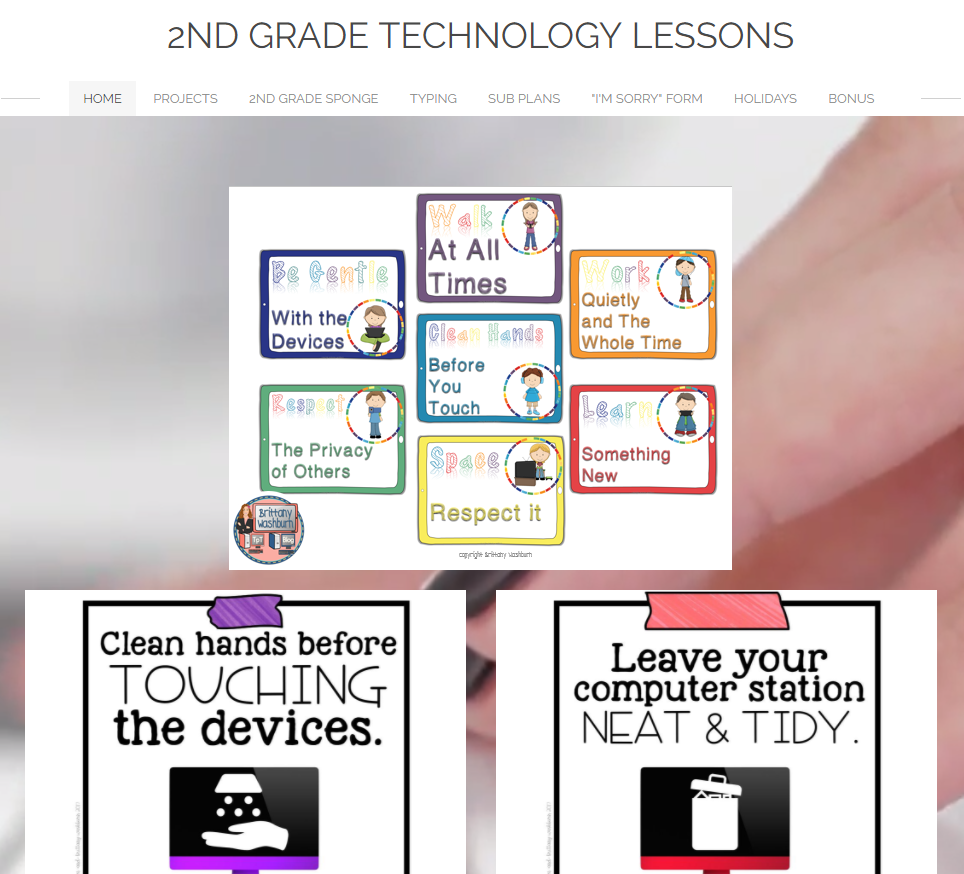 technology lessons 2nd grade