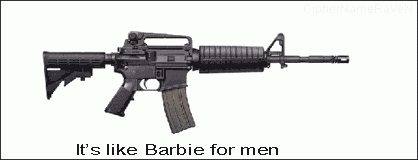AR 15 Barbie For Men MEME