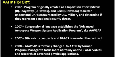 Elizondo slide 1 Luis Elizondo revela que el programa secreto del Pentágono que estudiaba los ovnis NUNCA TERMINO