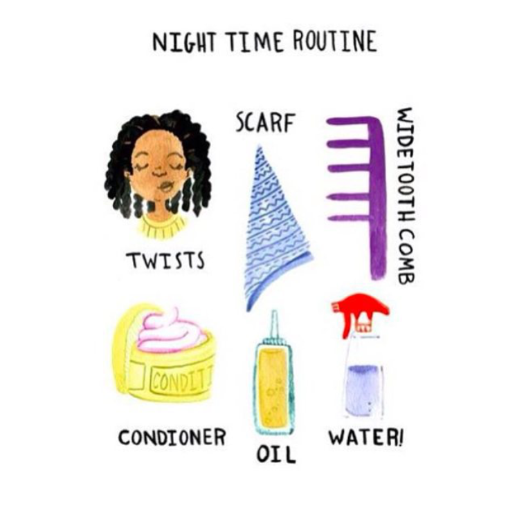 My Night Time Natural Hair Routine Itsbonnieadams Com