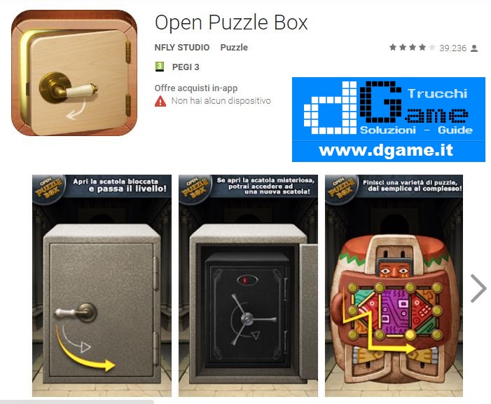 Soluzioni Open Puzzle Box livello 21 22 23 24 25 26 27 28 29 30 Trucchi e Walkthrough level