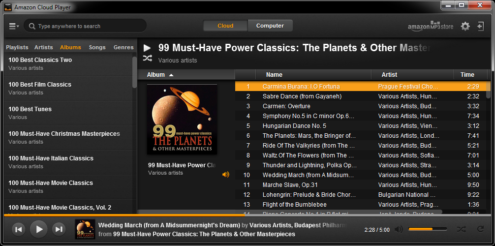 Orson Tyrell Amazon's desktop Cloud Player
