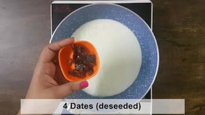 Dates and Almond Hot Milk 