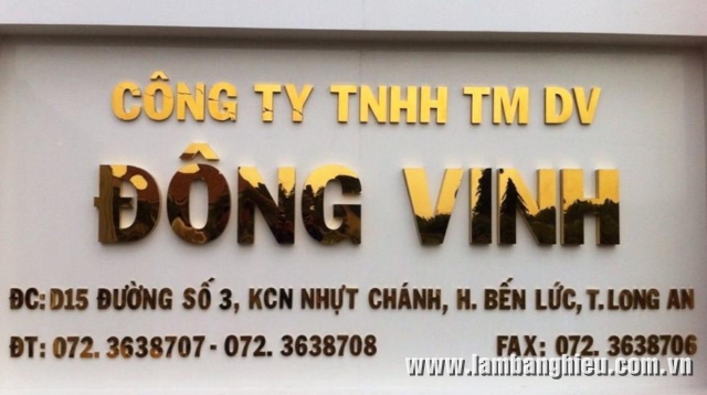 bảng hiệu chữ inox vàng bảng hiệu chữ inox vàng