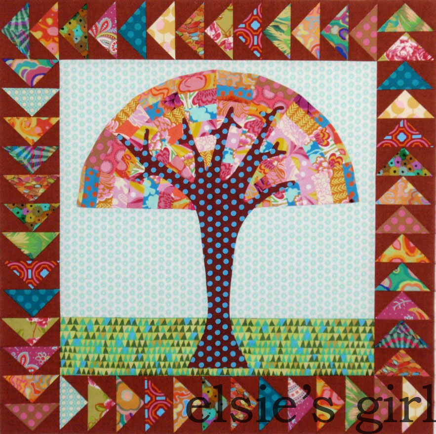 elsie's girl border challenge flying geese