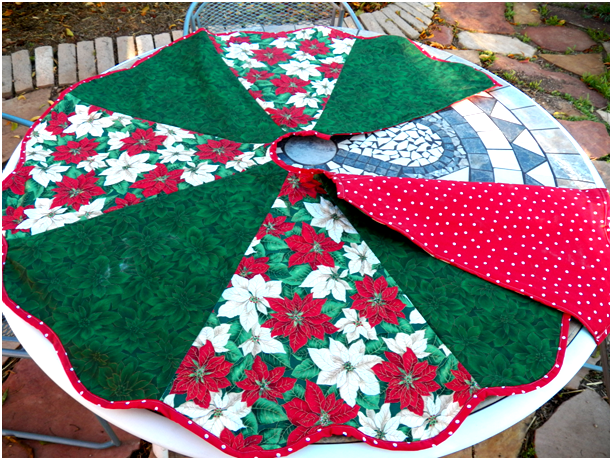 Art Threads: Wednesday Sewing - Christmas Tree Skirt