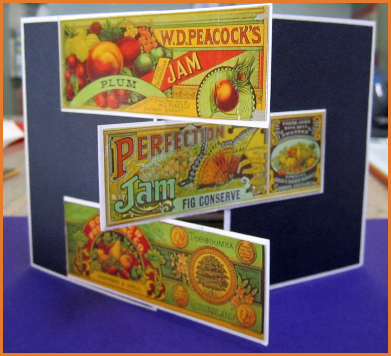 HAND MADE CARDS........ Ideas and Inspiration OVERLAPPING CENTRE FOLD