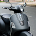 Sơn xe Vespa GTS màu xám lông chuột mờ