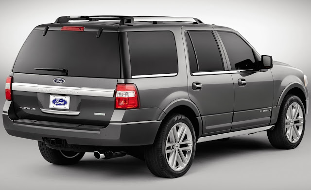 Expedition 2015 Ford Expedition grey rear view
