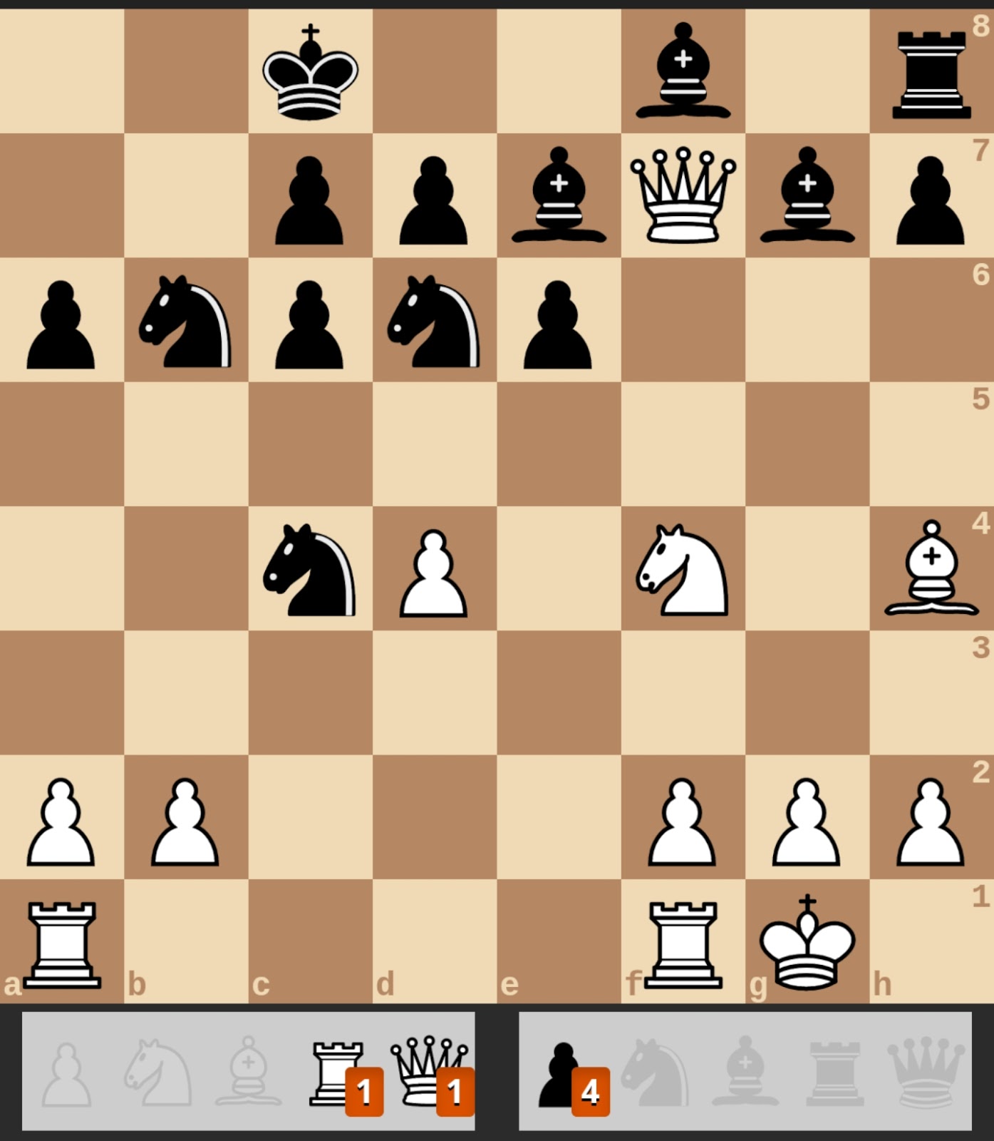 Chess Puzzle #11: Checkmate In 1 Move, White To Play