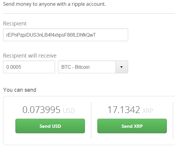 how to transfer ripple from bitstamp to