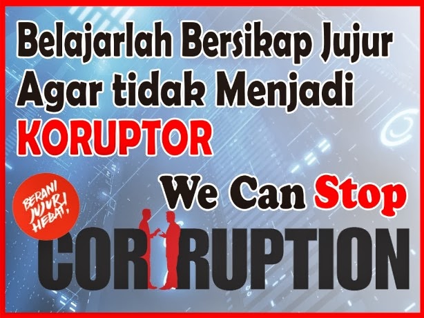 Slogan Anti Korupsi SMA + ICT ~ SMA Plus ICT