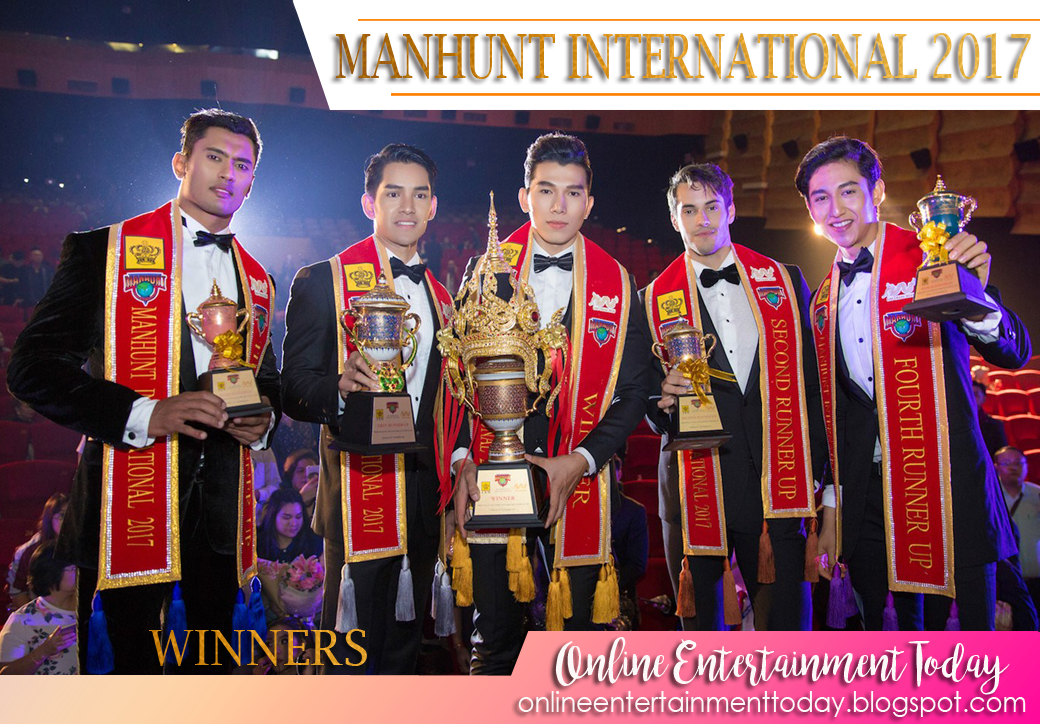Vietnam Wins Manhunt International 2017; PH is Mr Photogenic Online