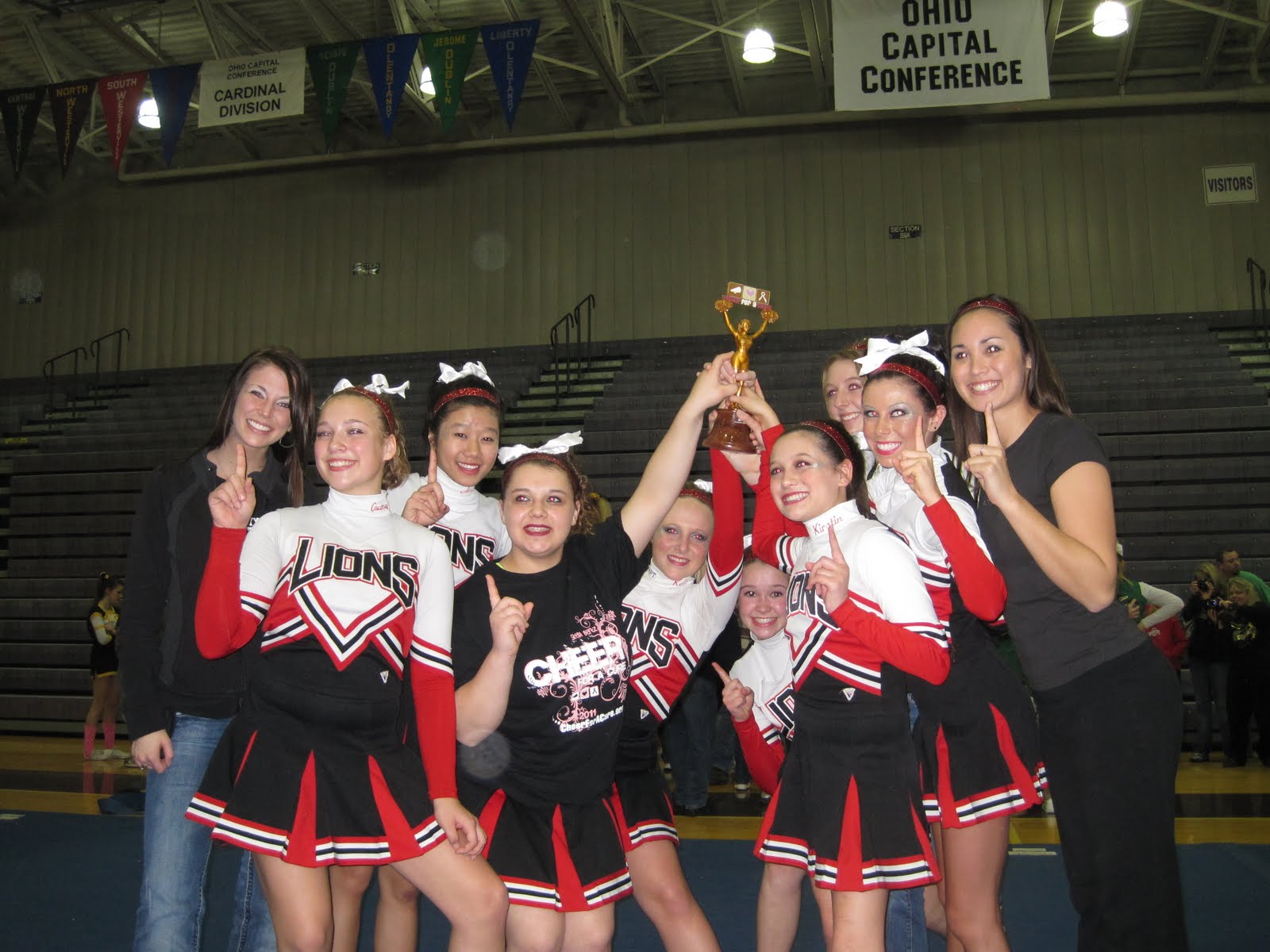 New Richmond High School Sports Cheer Team Finishes First