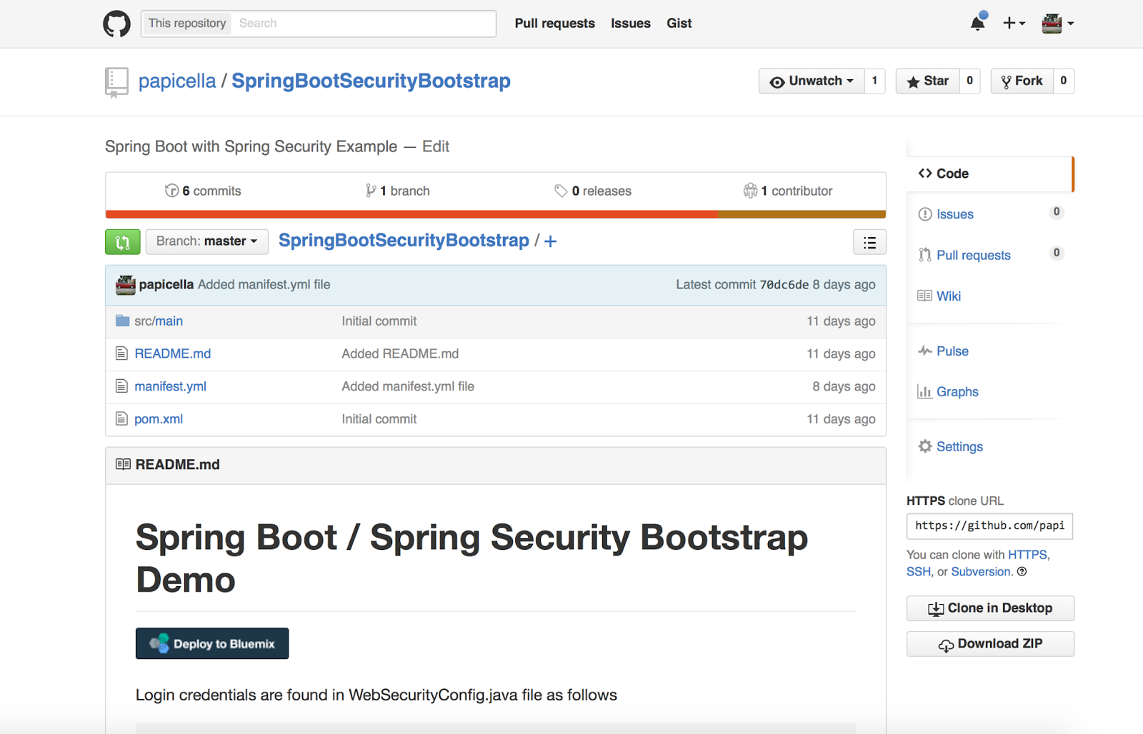 The Blas from Pas: Spring Security Demo with a Bootstrap Look and Feel