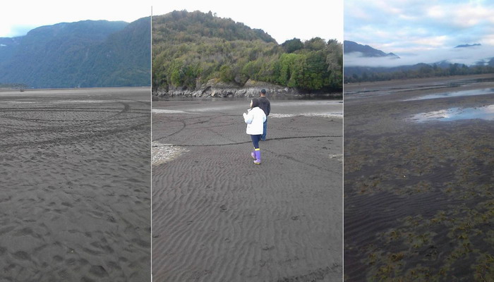 Preocupación en Chile desaparece el Agua del Lago Riesco en Puerto Aysén Chiler2