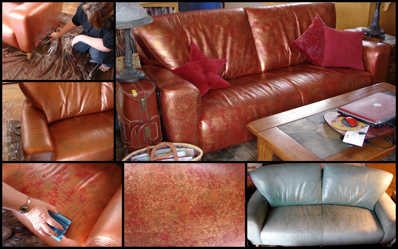 Painting fabric furniture, Paint leather couch, Painting leather