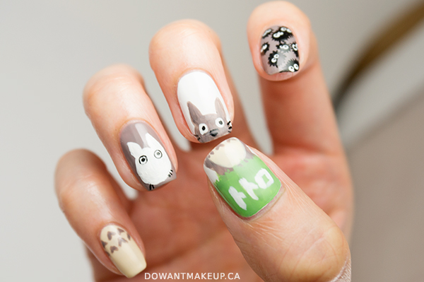 Totoro nails | Do Want Makeup