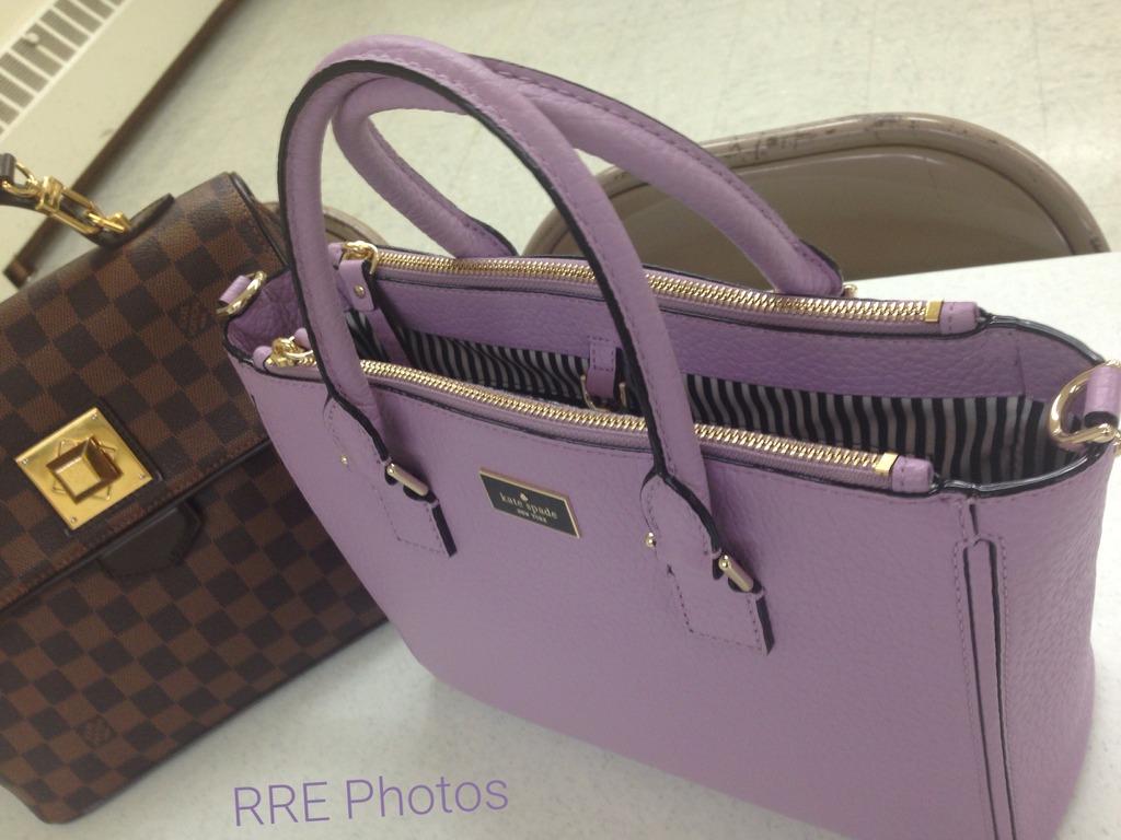  My Closet Tales Kate Spade Purple Tote Bag