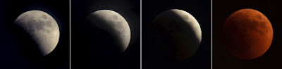 El poder de la naturaleza: La secuencia del eclipse total de Luna en ...