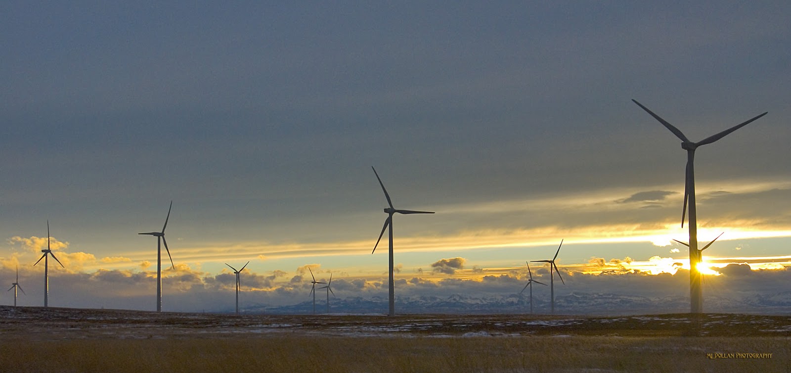 ML Dollan Art & Photography Montana's Wind Farm