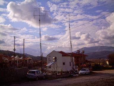 My House View With Antennas
