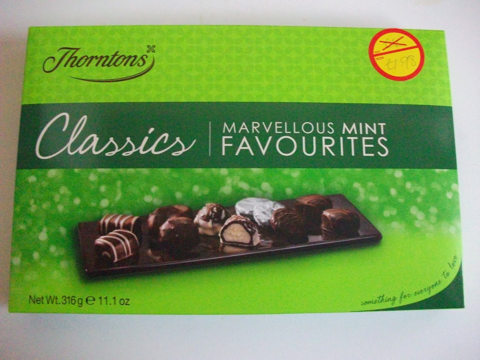 Postxmas bargains! Thorntons Mint Classics, Giant Quality Street Fudge