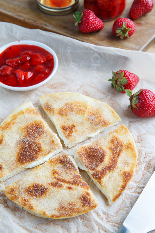 Strawberry Cheesecakeadillas Strawberry Cheesecakeadillas