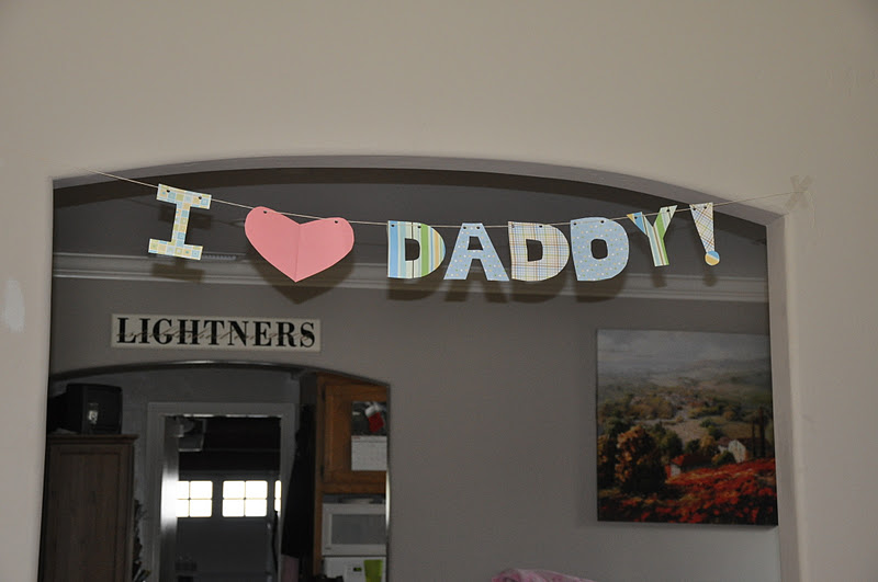 a little about A LOT: Father&#039;s Day decorations