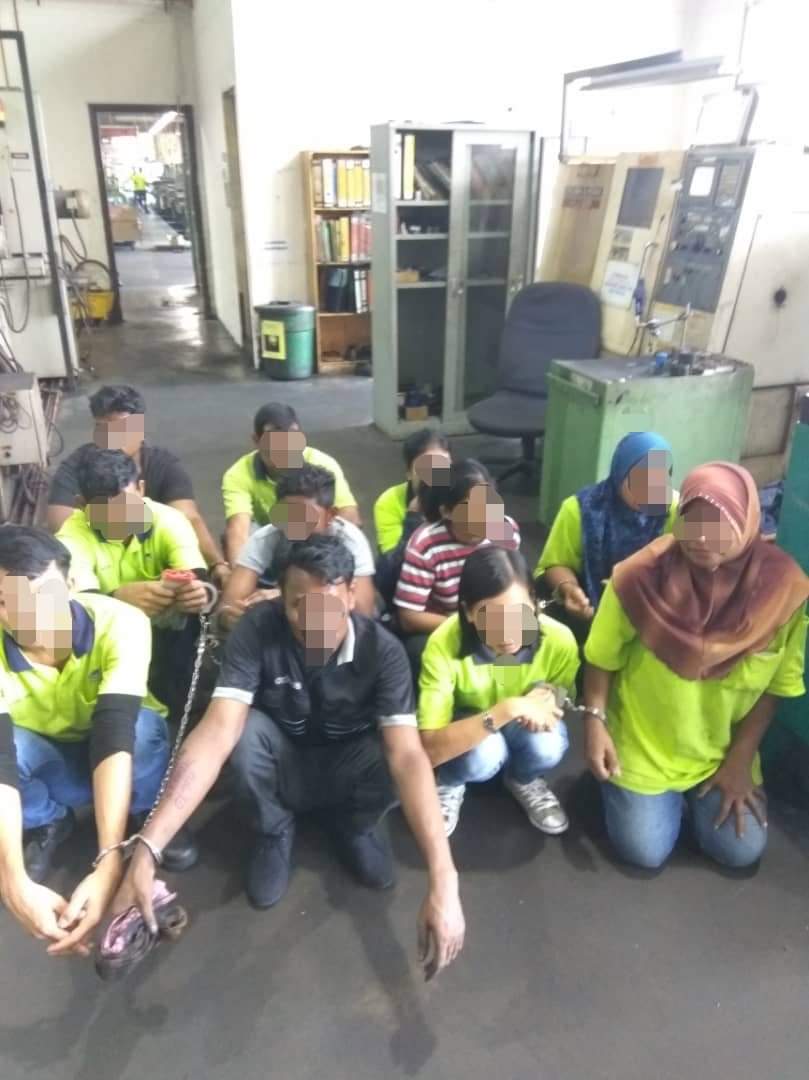 PenangKini: Imigresen gempur kilang gaji PATI di Bukit Tengah