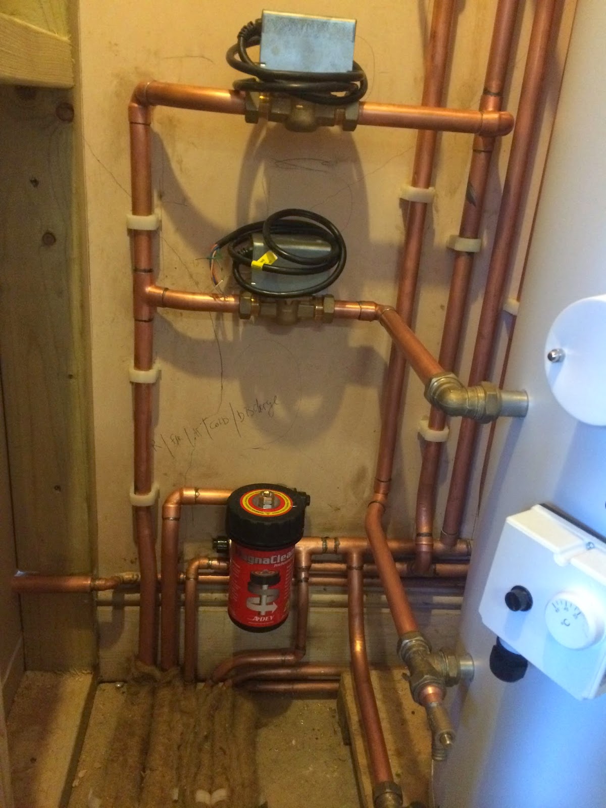 HSC Engineering : System boiler and unvented cylinder ( S plan system)