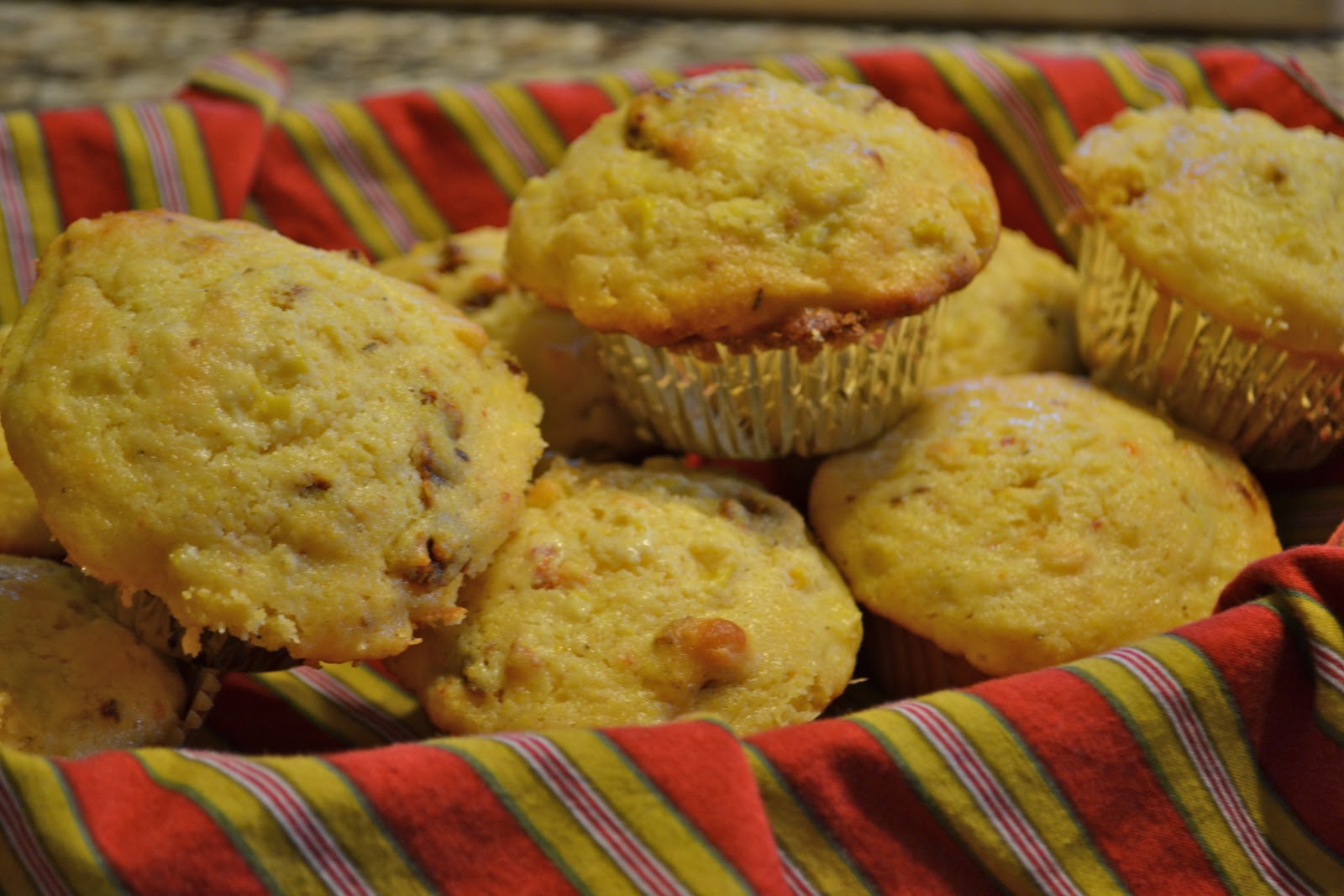 Kitchen Ambition Corn Muffins with Sun Dried Tomatoes & Garlic (The