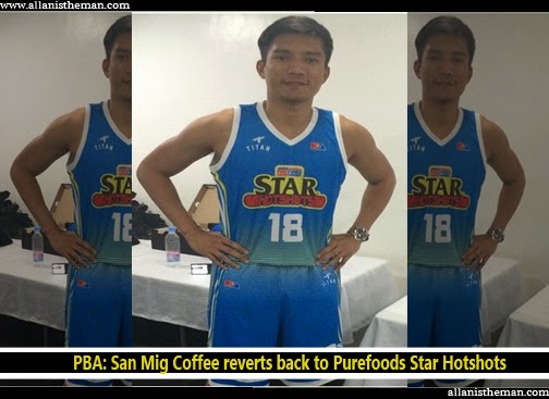 PBA: San Mig Coffee reverts back to Purefoods (James Yap PHOTOS)