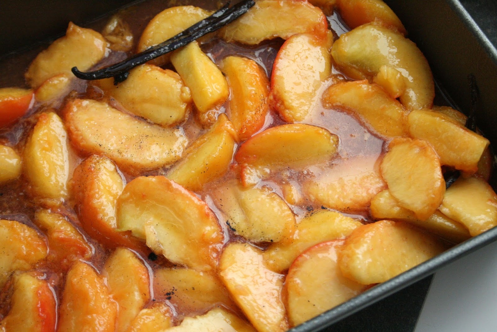 tune 'n fork: Roasted Peach Sherbet