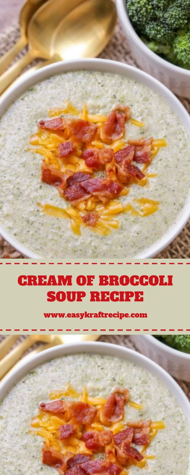 CREAM OF BROCCOLI SOUP RECIPE